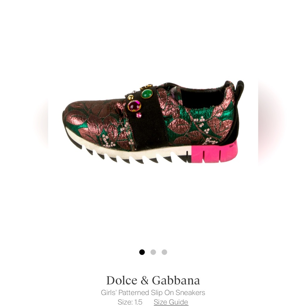 Dolce &Gabbana Girls Slip on Snickers